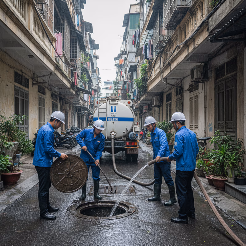 Cách Vệ Sinh Hố Ga Trước Nhà Đơn Giản, Chống Ngập Mùa Mưa