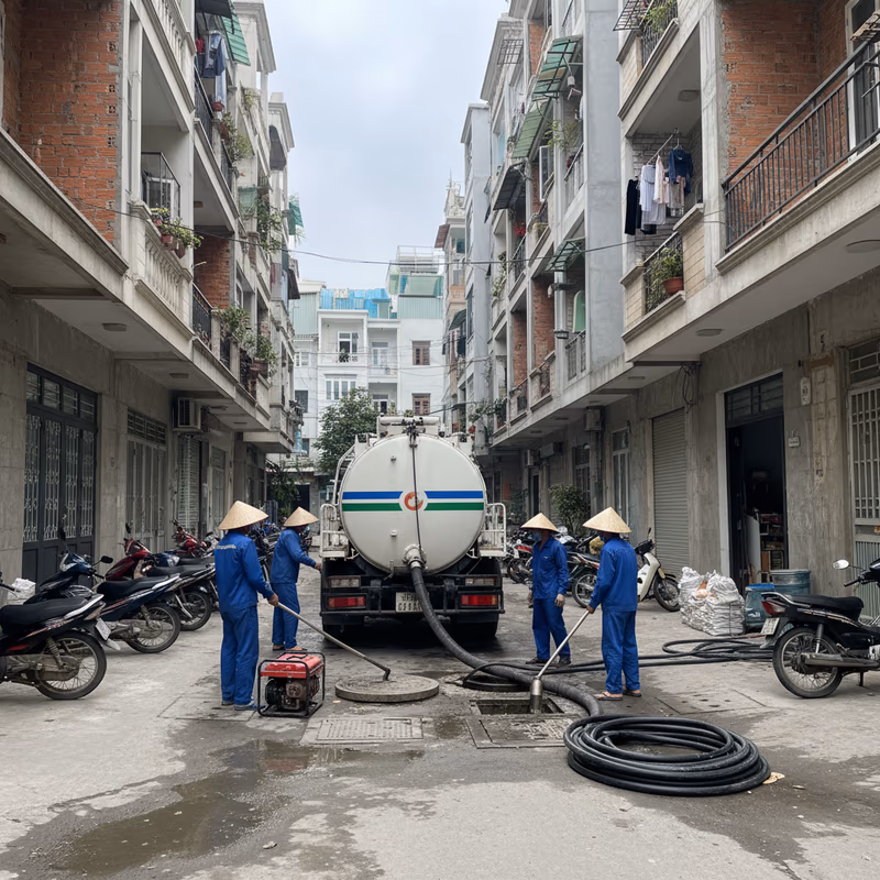 Thông Tắc Cống Hoài Đức: Giải Pháp Nhanh Cho Khu Dân Cư Mới