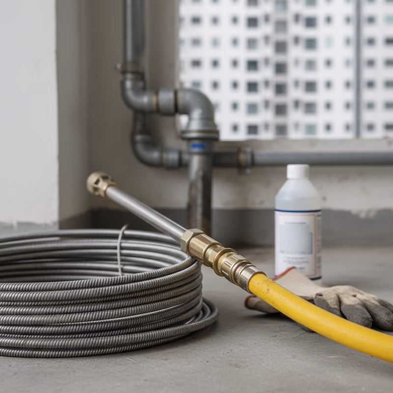 Hệ thống trục đứng cống nước thải chung cư cao tầng
