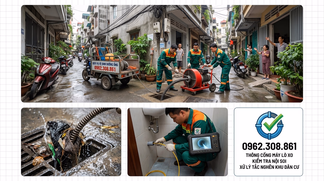 Mùi Hôi Cống Thoát Nước Bốc Lên Từ Đâu?