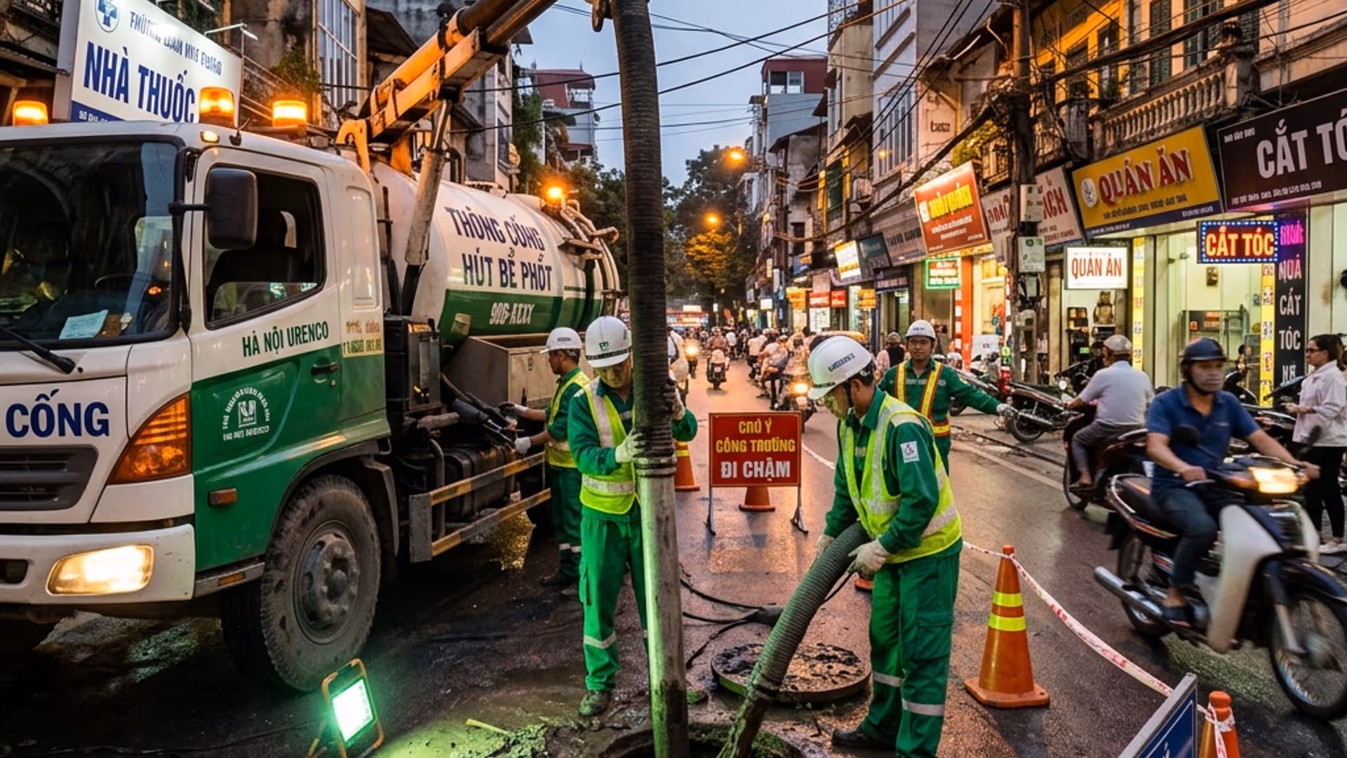 Nạo Vét Hố Ga